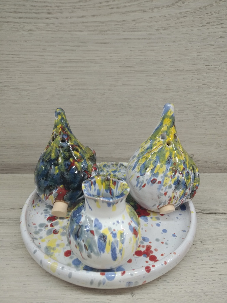 SALT-PEPPER CERAMIC SET