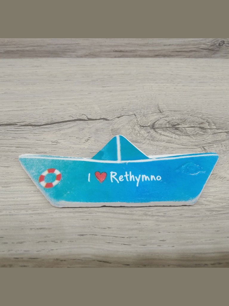 MAGNET SHIP I LOVE RETHYMNO 3